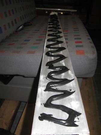 Rails met sikaflex 221
