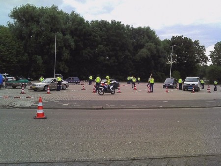politie controle capelseweg capelle met doane belastingdienst enz.