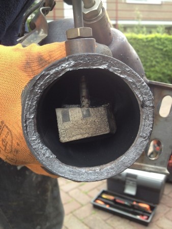 brokstuk voor sensor
