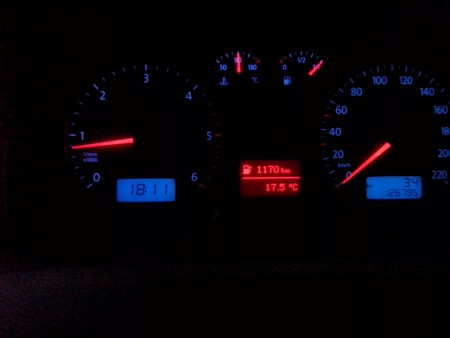 ruim 1100 km op tank diesel !!