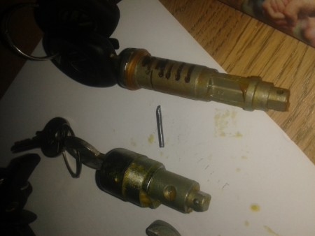 verschil slot  brede en kleine de brede heeft vw sleutel