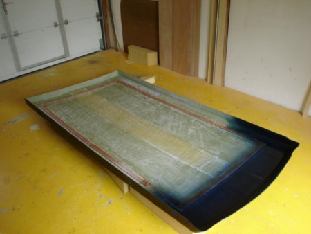 Hefdak omgedraaid voor montage binnenbekleding