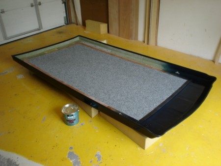 Binnenbekleding gemonteerd