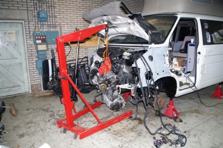 Motor er eerst even voor hangen
