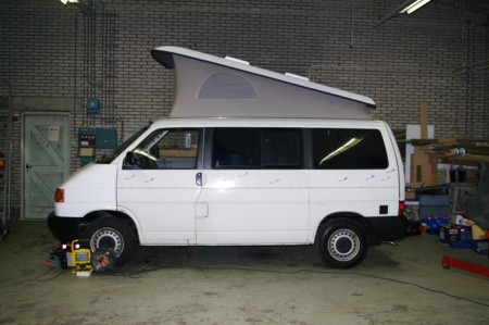Op z'n vier pootjes (wielen).