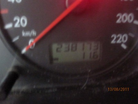 gelukkig binnen 11 km een tankstation
