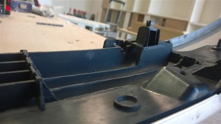 onderste grill getrimd