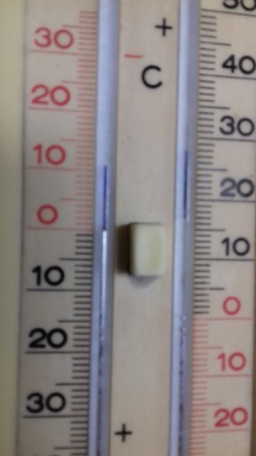 thermometer lag tegen t koelelement